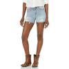 True Religion Women’s Jayde Mid Rise Short Big T(Ocean Vibes W/ Destroy)