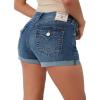 True Religion Women’s Jennie Midrise Curvy Denim Short(Persian Gulf Wash)