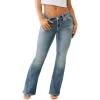 True Religion Women’s Joey Jeans Super T Denim Flare Leg Low Rise Flap Jeans for Women(Valmonte)