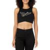True Religion Women’s Retro Horseshoe Logo Tank(Jet Black)