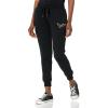 True Religion Womens Retro Horseshoe Midrise Knit Jogger(Jet Black)