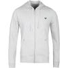 True Religion mens Classic Logo Long Sleeve Zip Up Hoodie(Oatmeal)