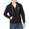 True Religion mens Logo Buddha Zip Hoody(Black)