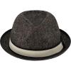 Wildkin True Religion Fedora Hat, Wide Brim Fedora Fashion Hat for Men and Women, Grey