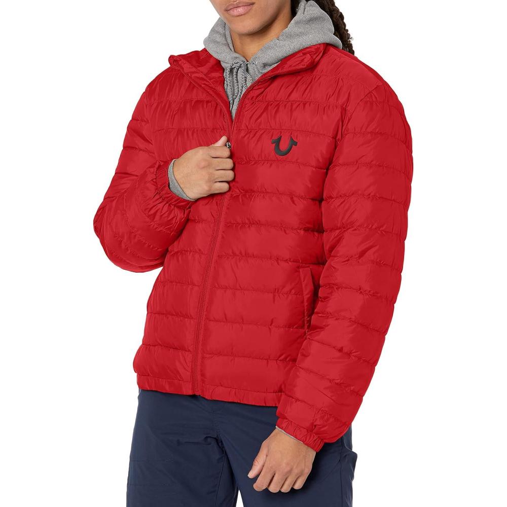 imageTrue Religion Mens Puffer JacketBleed True