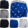 True Religion Mens Boxer Briefs Cotton Stretch Underwear for Men Pack of 6(Blue/Black)