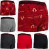 True Religion Mens Boxer Briefs Cotton Stretch Underwear for Men Pack of 6(Red)