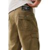 True Religion Men’s Relaxed Sn Cargo Flap Short | Cargo Shorts with Flap Pockets(Kalamata)