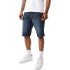 True Religion Mens Ricky Big T Shorts No Flap 1/2″(Columbia Dark Wash)