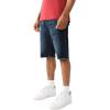 True Religion Mens Ricky Sn Flap 1/2″ Short Raw Hem(Muddy Waters)