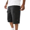 True Religion Men’s Sn Classic Cargo Shorts(Jet Black)