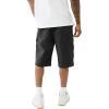 True Religion Men’s Sn Classic Cargo Shorts(Jet Black)