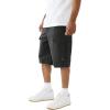 True Religion Men’s Sn Classic Cargo Shorts(Jet Black)