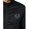 True Religion Men’s Tape Track Jacket(Jet Black)