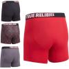 True Religion Mens Underwear 4 Pack Stretch Modal Boxer Briefs for Men(Black/Red)