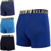 True Religion Mens Underwear 4 Pack Stretch Modal Boxer Briefs for Men(Blue/Gold)