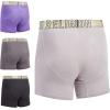 True Religion Mens Underwear 4 Pack Stretch Modal Boxer Briefs for Men(Purple/Gold)