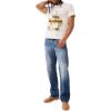 True Religion Men’s Waterbase Embro Cowboy Tee(Winter White)