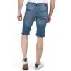 True Religion Rocco Moto Relaxed Skinny Clean Edge Shorts in Med Wash Size 33