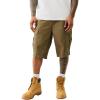 True Religion Men’s Relaxed Sn Cargo Flap Short | Cargo Shorts with Flap Pockets(Kalamata)