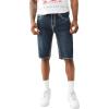 True Religion Men’s Ricky Super T Shorts No Flap 1/2″(Columbia St Dark Wash)