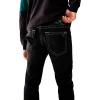 True Religion Men’s Rocco Sn Nf Hs 32 Inseam(Black Wash)