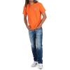 Made from 100% Cotton, This Mens t-Shirt Offers Premium Construction and Lasting Durability.(Orange)
