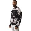 True Religion Knitted Bandana Hoodie for Men(Jet Black)