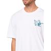 True Religion Men’s Crinkle Paint Tee(Optic White)