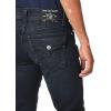 True Religion Men’s Geno Big T Low Rise Slim Fit Jean with Back Flap Pockets(Last Call)