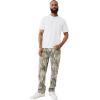 True Religion Men’s Jacquard Bobby Sn Big T Hs 1/2″ 32 Inseam(White Camo)
