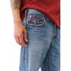 True Religion Mens Ricky Super T Flap 1/2″(Rivati Medium Wash/Rips)