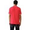 True Religion Men’s SS Buddha Patch Polo | Short Sleeve Polo Shirt with Buddha Logo(Trv Red)