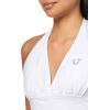 True Religion Women’s Bandeau Halter Crop Top(Optic White)