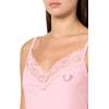 True Religion Women’s Hs Crystal Embroidery Lace Tank​(Candy Pink)