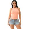 True Religion Women’s Og Logo Halter Tank​(Desert Flower)