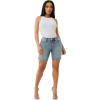 True Religion Womens Riley Mr Bermuda Slit Flap Big T ​(Sunset Beach)