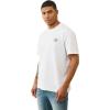 True Religion World Tour Tee – Men’s Graphic T-Shirt – Short Sleeve Cotton Crewneck Logo Top(Optic White)