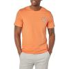 Made from 100% Cotton, This Mens t-Shirt Offers Premium Construction and Lasting Durability.(Orange)