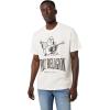 True Religion Mens Crackle Vintage Tee(Winter White)