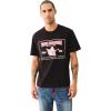 True Religion Men’s High Density SRS Railroad Tee – Short Sleeve T-Shirt with Bold Railroad Graphic Design(Jet Black)