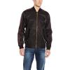 True Religion Men’s Two Tone Reversible Bomber Jacket(Black/Vintage Red)