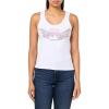 True Religion Women’s Heritage Wing Classic Tank Top(Optic White)