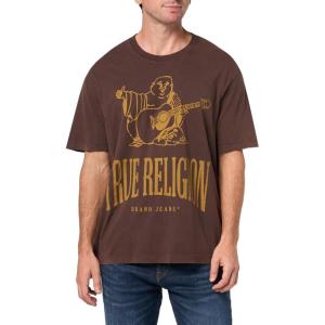 True Religion Mens Crackle Vintage Tee(Java)