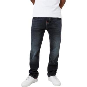 True Religion Mens Ricky Super T Flap 1/2″(Chanson Blue Blk Wash With Rips)