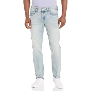 True Religion Men’s Rocco Nf Super T 32 Inseam(Prominent Light Wash)