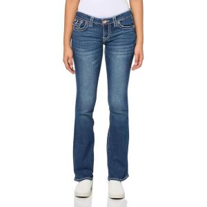 True Religion Womens Becca Low Rise Boot Flap​ Big T(Glowing Moon)