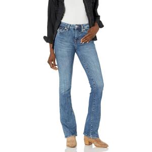 True Religion Womens Becca Mid Rise Boot Super T Flap​(Ghost Wave)