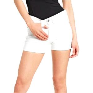 True Religion Women’s Jennie Single Needle Raw Rolled Short(Optic White)