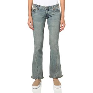 True Religion Women’s Joey Low Rise Flare Jeans with Flap Pockets(Medium Vintage)